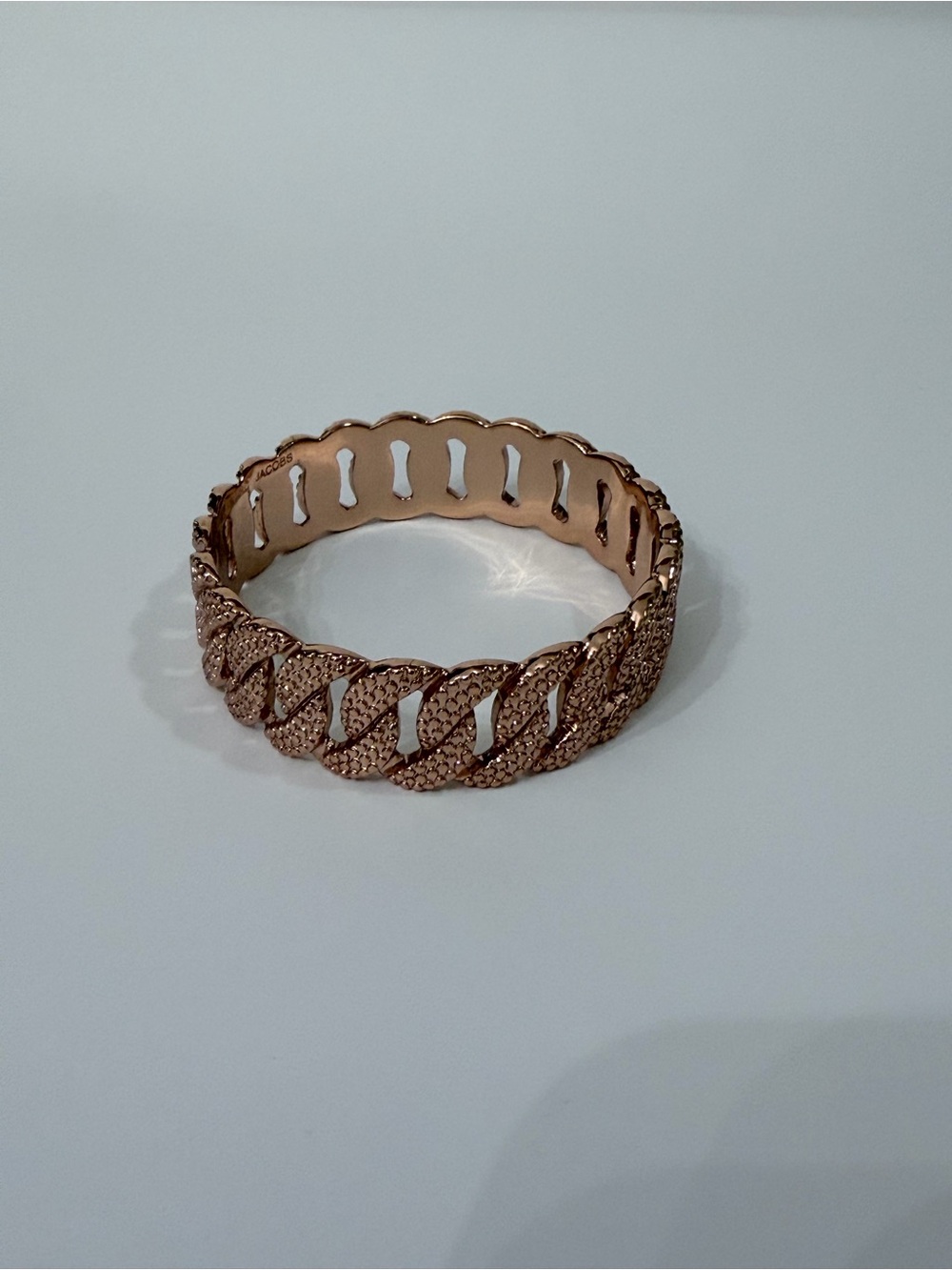 Marc by Marc Jacobs Braided Rope Bracelet in Rose Gold